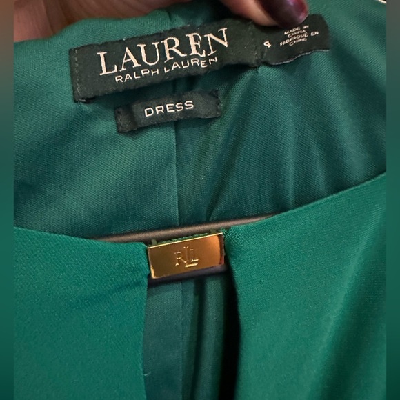Ralph Lauren Green Dress, Size 4, Great Condition, Wore twice - Picture 4 of 4
